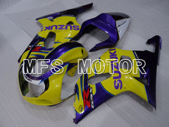 Carénage ABS injecté Suzuki GSXR750 2000-2003 - Style usine - Jaune violet - MFS6959