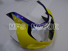 Carénage ABS injecté Suzuki GSXR750 2000-2003 - Style usine - Jaune violet - MFS6959