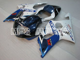 Carénage ABS injecté Suzuki GSXR600 2001-2003 - DUNLOP - Blanc Bleu - MFS2161