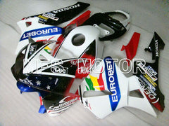 Carénage ABS injecté Honda CBR600RR 2005-2006 - Eutobet - Rouge Noir Blanc - MFS2162