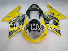 Carénage ABS injecté Suzuki GSXR750 2000-2003 - Style usine - Noir Jaune - MFS6979