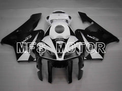 Carénage ABS injecté Honda CBR600RR 2005-2006 - Style usine - Blanc Noir - MFS2170