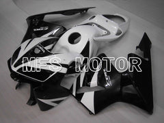 Carénage ABS injecté Honda CBR600RR 2005-2006 - Style usine - Blanc Noir - MFS2170