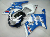 Carénage ABS injecté Suzuki GSXR750 2000-2003 - Style usine - Blanc Bleu - MFS6980