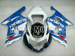 Suzuki GSXR600 2001-2003 Injection ABS verkleidung - Factory Style - Weiß Blau - MFS2171