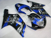 Carénage ABS injecté Suzuki GSXR750 2000-2003 - Style usine - Noir Bleu - MFS6981