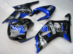 Suzuki GSXR750 2000-2003 Injection ABS Fairing - Factory Style - Black Blue - MFS6981
