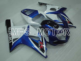 Suzuki GSXR750 2000-2003 Injection ABS Fairing - Factory Style - White Blue - MFS6983