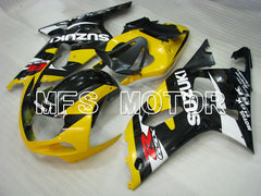Suzuki GSXR600 2001-2003 Injection ABS verkleidung - Factory Style - Schwarz Gelb - MFS2188