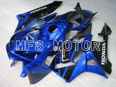 Carénage ABS injecté Honda CBR600RR 2005-2006 - Style usine - Bleu Noir - MFS2190