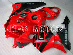 Carénage ABS injecté Honda CBR600RR 2005-2006 - Style usine - Rouge Noir - MFS2192