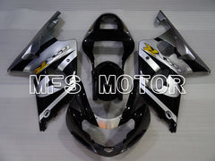 Suzuki GSXR600 2001-2003 Injection ABS verkleidung - Factory Style - Schwarz Silber - MFS2196