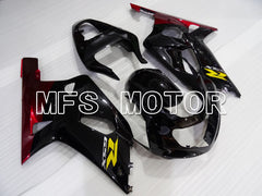 Suzuki GSXR600 2001-2003 Injection ABS Fairing - Jordan - Black Red - MFS2197