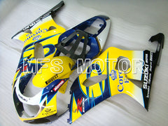 Suzuki GSXR600 2001-2003 Injection ABS verkleidung - Corona - Schwarz Gelb Blau - MFS2201