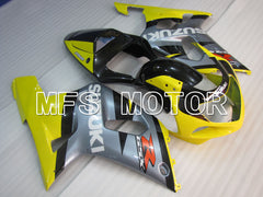 Suzuki GSXR750 2000-2003 Injection ABS verkleidung - Factory Style - Grau Gelb - MFS7001