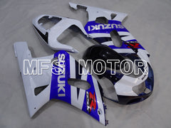 Suzuki GSXR750 2000-2003 Injection ABS verkleidung - Factory Style - Weiß Blau - MFS7003