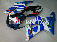 Suzuki GSXR750 2000-2003 Injection ABS verkleidung - Factory Style - Weiß Blau - MFS7041