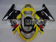 Suzuki GSXR750 2000-2003 Injection ABS verkleidung - Factory Style - Schwarz Gelb - MFS7008