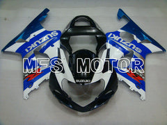 Suzuki GSXR600 2001-2003 Injection ABS Fairing - Factory Style - Black Wihte Blue - MFS2218
