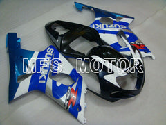 Suzuki GSXR600 2001-2003 Injection ABS Fairing - Factory Style - Black Wihte Blue - MFS2218