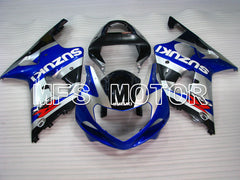 Suzuki GSXR750 2000-2003 Injection ABS verkleidung - Factory Style - Schwarz Blau Silber - MFS7010