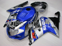 Carénage ABS injecté Suzuki GSXR750 2000-2003 - Style usine - Noir Bleu Argent - MFS7013