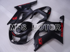 Suzuki GSXR600 2001-2003 Injection ABS verkleidung - Factory Style - Matt Schwarz - MFS2222