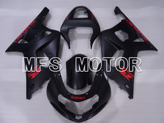 Suzuki GSXR750 2000-2003 Injection ABS verkleidung - Factory Style - Matt Schwarz - MFS7014