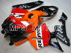 Carénage ABS injecté Honda CBR600RR 2005-2006 - Repsol - Rouge Orange Noir - MFS2226