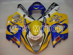 Suzuki GSXR600 GSXR750 2004-2005 Injection ABS verkleidung - Corona - Blau Gelb - MFS2228