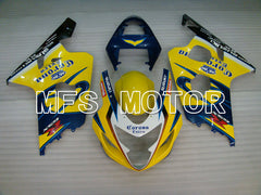 Suzuki GSXR600 GSXR750 2004-2005 Injection ABS verkleidung - Corona - Schwarz Blau Gelb - MFS2230