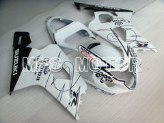 Suzuki GSXR600 GSXR750 2004-2005 Injection ABS verkleidung - Corona - Schwarz Weiß - MFS2234
