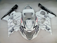 Suzuki GSXR600 GSXR750 2004-2005 Injection ABS verkleidung - Corona - Schwarz Weiß - MFS2234