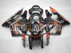 Carénage ABS injecté Honda CBR600RR 2005-2006 - BACARDI - Rouge Noir - MFS2238