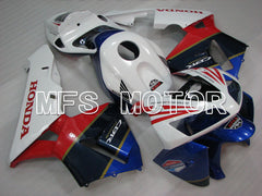 Carénage ABS injecté Honda CBR600RR 2005-2006 - Personnalisable - Rouge Blanc Bleu - MFS2241