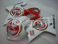 Suzuki GSXR600 GSXR750 2004-2005 Injection ABS verkleidung - Luky Strike - Weiß Rot - MFS2243
