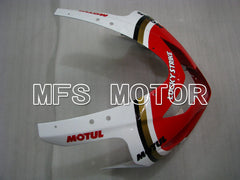 Suzuki GSXR600 GSXR750 2004-2005 Injection ABS verkleidung - Luky Strike - Weiß Rot - MFS2246