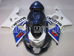 Suzuki GSXR600 GSXR750 2004-2005 Injection ABS verkleidung - Factory Style - Blau Weiß - MFS2250