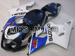 Suzuki GSXR600 GSXR750 2004-2005 Injection ABS verkleidung - Factory Style - Blau Weiß - MFS2250