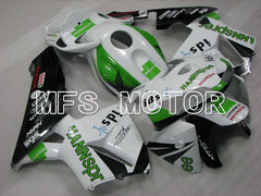 Carénage ABS injecté Honda CBR600RR 2005-2006 - HANN Spree - Noir Blanc Vert - MFS2251