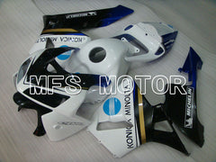 Carénage ABS injecté Honda CBR600RR 2005-2006 - Konica Minolta - Noir Blanc Bleu - MFS2253
