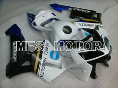 Carénage ABS injecté Honda CBR600RR 2005-2006 - Konica Minolta - Noir Blanc Bleu - MFS2253