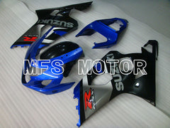 Suzuki GSXR600 GSXR750 2004-2005 Injection ABS verkleidung - Factory Style - Schwarz Blau - MFS2255