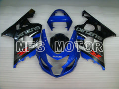 Suzuki GSXR600 GSXR750 2004-2005 Injection ABS verkleidung - Factory Style - Schwarz Blau - MFS2255