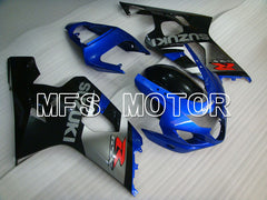 Suzuki GSXR600 GSXR750 2004-2005 Injection ABS verkleidung - Factory Style - Schwarz Blau - MFS2255