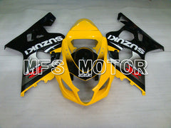 Suzuki GSXR600 GSXR750 2004-2005 Injection ABS verkleidung - Factory Style - Schwarz Gelb - MFS2263