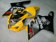 Suzuki GSXR600 GSXR750 2004-2005 Injection ABS verkleidung - Factory Style - Schwarz Gelb - MFS2263