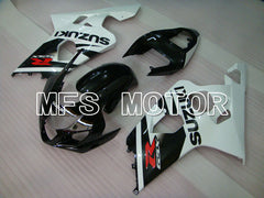 Suzuki GSXR600 GSXR750 2004-2005 Injection ABS verkleidung - Factory Style - Schwarz Weiß - MFS2265