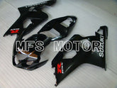 Suzuki GSXR600 GSXR750 2004-2005 Injection ABS verkleidung - Fabrik Stil - Schwarz - MFS2266