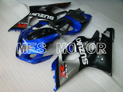 Suzuki GSXR600 GSXR750 2004-2005 Injection ABS verkleidung - Factory Style - Schwarz Blau - MFS2269
